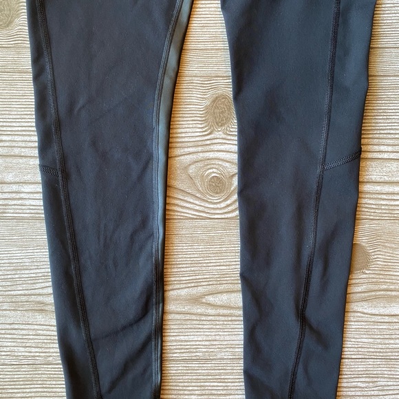Athleta Gleam Chaturanga To Town Leather Leggings - Picture 7 of 8